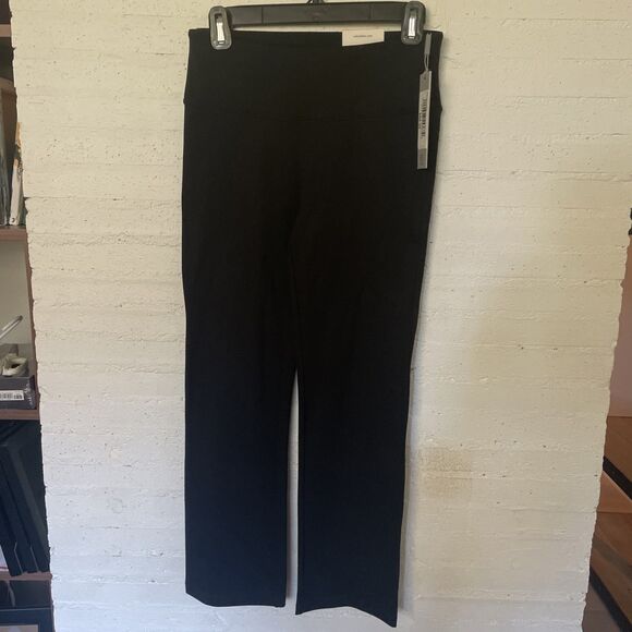 Calvin Klein Performance Women’s High Waist Crop Flare Pants NWT Black Small - Picture 1 of 6